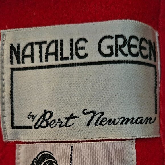 DONATED: Natalie Green By Bert Newman Women’s Red Short Wool Coat - Picture 14 of 16
